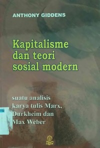 Image of KAPITALISME DAN TEORI SOSIAL MODERN