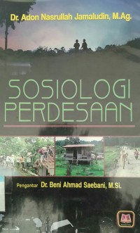Image of Sosiologi perdesaan
