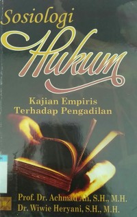 Image of Sosiologi hukum