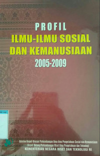 Image of Ilmu - Ilmu Sosial dan Kemanusiaan 2005-2009