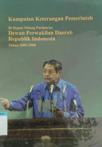 Image of KUMPULAN KETERANGAN PEMERINTAH