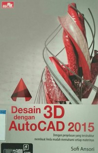 Image of DESAI 3D DENGAN AUTOCAD 2015