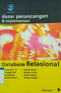 Image of DASAR PERANCANGAN & IMPLEMENTASI DATABASE RELATIONAL