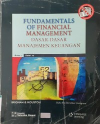Image of Fundamentals of financial management: dasar-dasar manajemen keuangan buku 1 ed.10