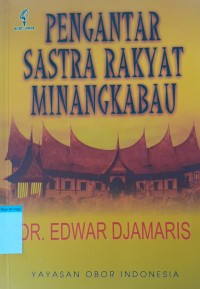 Image of Pengantar sastra rakyat minangkabau