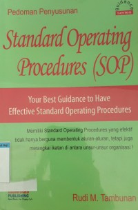 Image of Standard Operating Procedures (SOP)