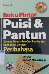 Image of BUKU PINTAR PUISI PANTUN PERIBAHASA