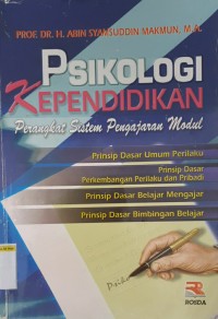 Image of PSIKOLOGI KEPENDIDIKAN PERANGKAT SISTEM PENGAJARAN MODUL