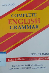 Image of Complete english grammar