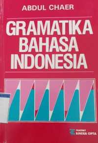 Image of Gramatika bahasa indonesia