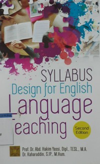 Image of SYLLABUS DESIGN FOR ENGLISH LANGUAGE TEACHING
