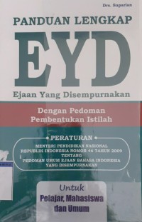 Image of Panduan lengkap EYD Ejaan Yang Disempurnakan