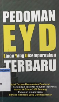 Image of Pedoman EYD ejaan yang disempurnakan terbaru