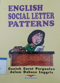 Image of English social letter patterns