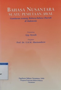 Image of Bahasa nusantara suatu pemetaan awal