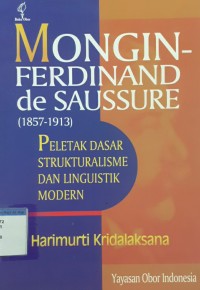 Image of MONGIN FERDINAND DE SAUSSURE (1857-1913)