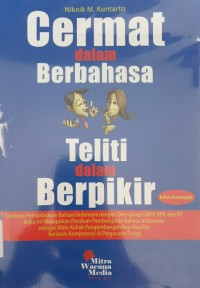 Image of Cermat dalam berbahasa teliti dalam berpikir