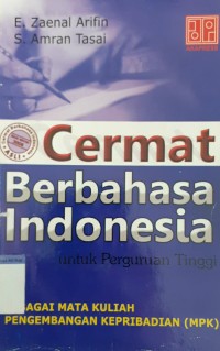 Image of Cermat berbahasa indonesia