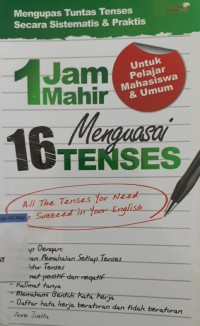 Image of 1 Jam mahir menguasai 16 tenses