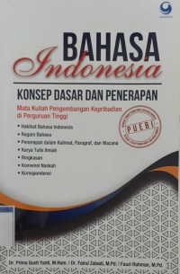 Image of Bahasa Indonesia konsep dasar dan penerapan