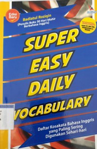 Image of Super easy daily vocabulary