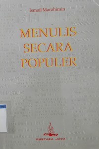 Image of Menulis secara populer