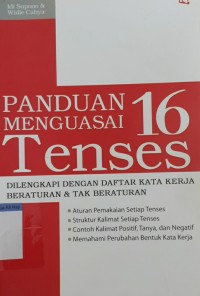 Image of Panduan menguasai 16 tenses
