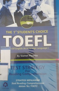 Image of THE FIRST STUDENT CHOICE TOEFL