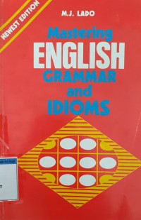 Image of Mastering english grammar and idioms