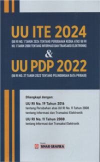 Image of UU ITE 2024 & UU PDP 2022