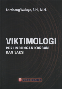 Image of Viktimologi perlindungan korban dan saksi